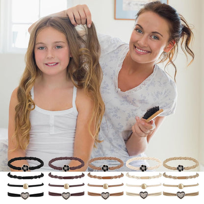 20 Stk. Haargummis Damen Boho Haarbänder Stretch Scrunchies