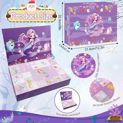 Adventskalender 2024 Mädchen Weihnachts-Countdown