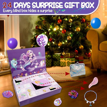 Adventskalender 2024 Mädchen Weihnachts-Countdown