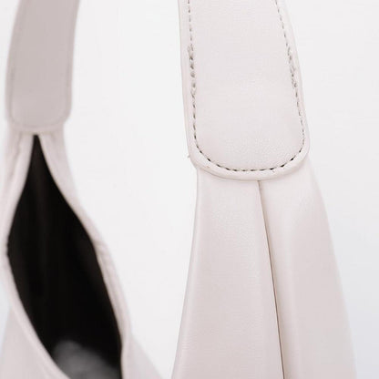 Große Handtasche Damen Leder Schultertasche Beige mit Geldbörse