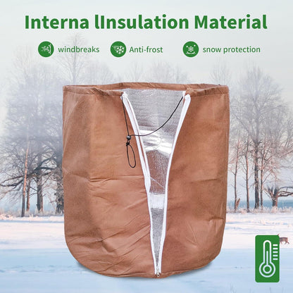 Winter-Topfschutz 40x40cm Thermo Superprotect XL mit Zugband