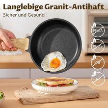 BLAZANT Pfannen-Set Induktion 20 24 28 cm Antihaft Granit