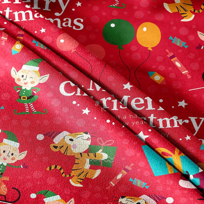 Weihnachts Bettwäsche Set 220x240cm mit Rentier Motiv