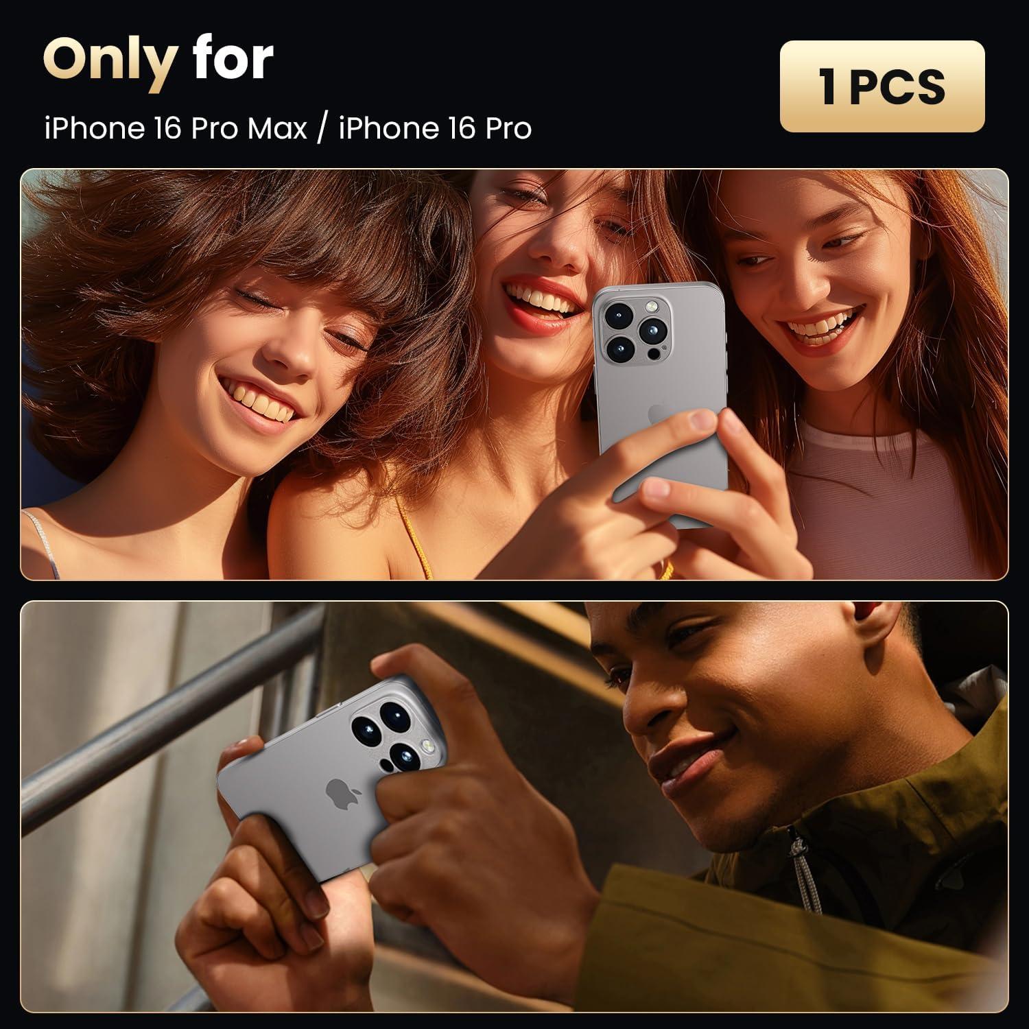 Kameraschutz iPhone 16 Pro Max/16 Pro - Matt, 9H