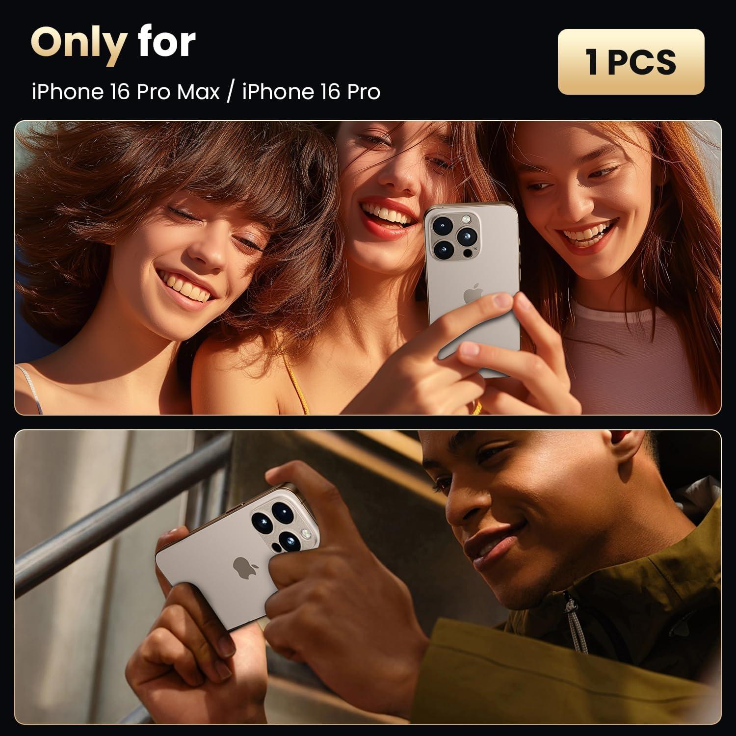 Matte Kameraschutz für iPhone 16 Pro Max/16 Pro - 9H