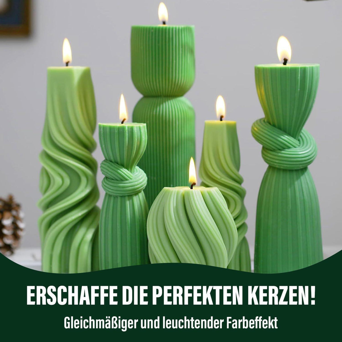 Natürliches Sojawachs für Kerzen – 5kg Granulat zum Gießen