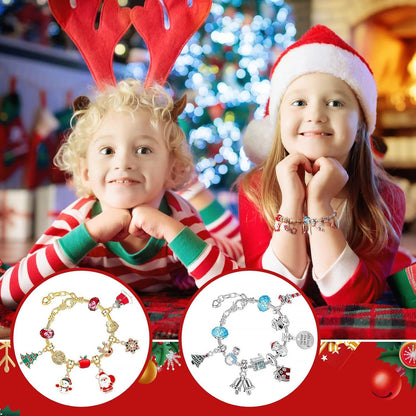 Adventskalender 2024 Mädchen Schmuck Armband Weihnachtskalender 5-12