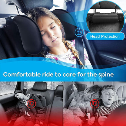 Auto Kopfstütze mit Memory-Schaum, einziehbar, für Kinder & Erwachsene
