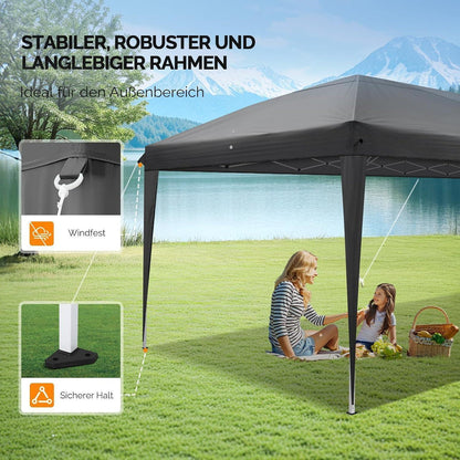 Faltpavillon 3x6m – Wasserdicht & Höhenverstellbar mit Zubehör