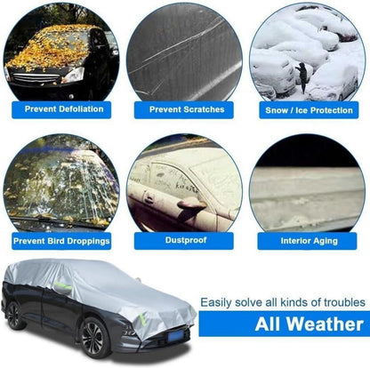 Auto Halbgarage Abdeckplane Winter Allwetter Schutz SUV