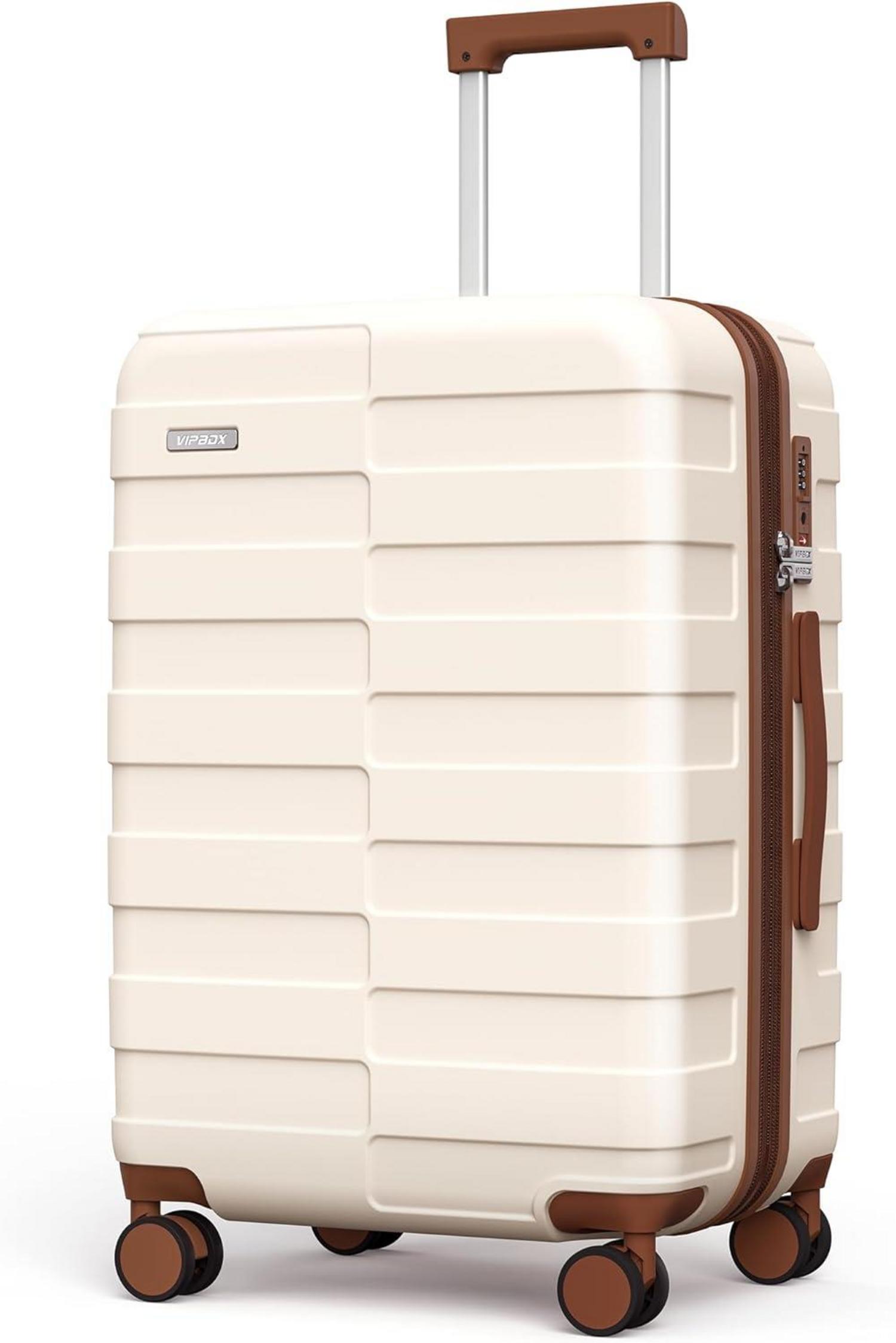 Vipbox Mittelgroßer Hartschalen-Koffer 65cm TSA-Schloss 4 Rollen