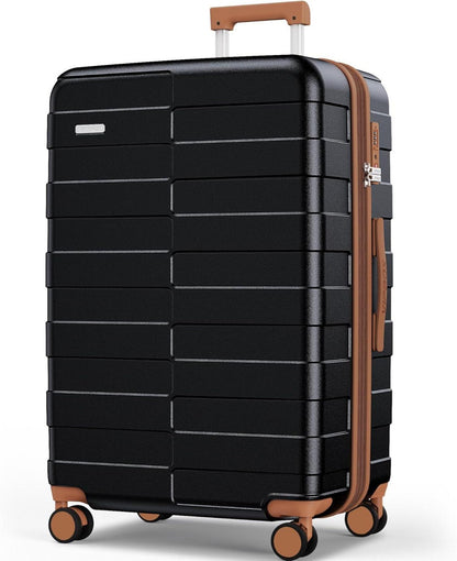 Vipbox Koffer Hartschale Groß 75cm TSA Schloss Schwarz Ultra-Langlebig