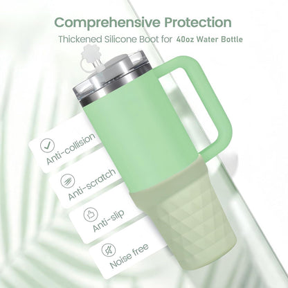 Silikon-Schutz für 40oz Wasserflaschen & Strohhalmhüllen Set