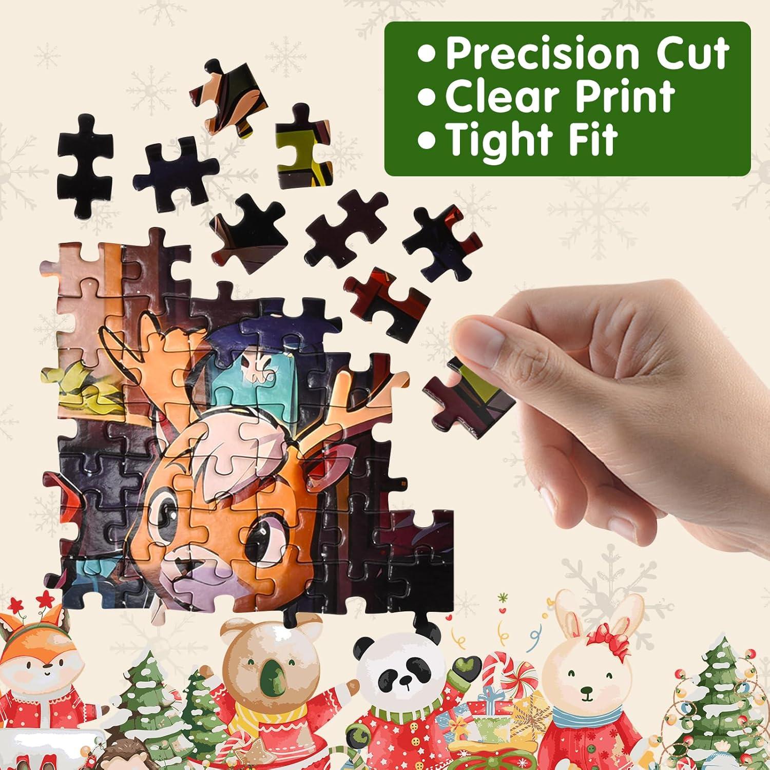 Adventskalender Puzzle Weihnachtsmann 1008 Teile 70x50 cm