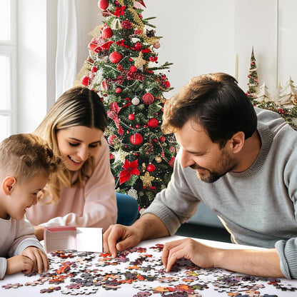 Adventskalender Puzzle 2024 Weihnachtsmann 1008 Teile 70x50 cm Spaß Family