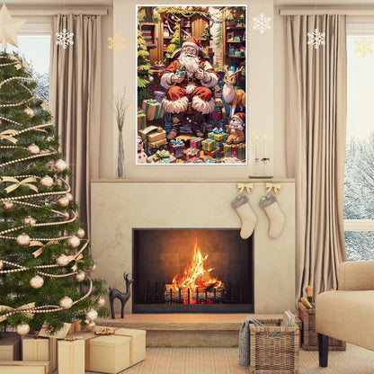 Puzzle Adventskalender 2024 Weihnachtsmann 1008 Teile 70x50 cm