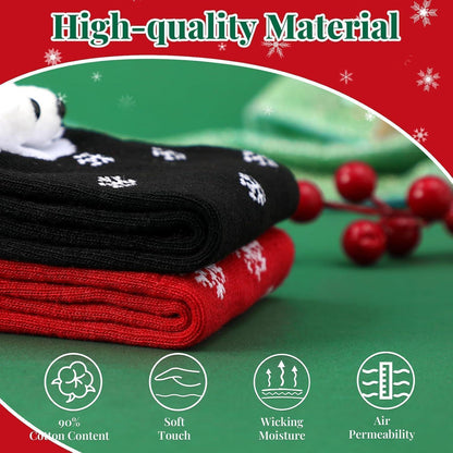 Weihnachtssocken Adventskalender 2024 12 Paare Lustige