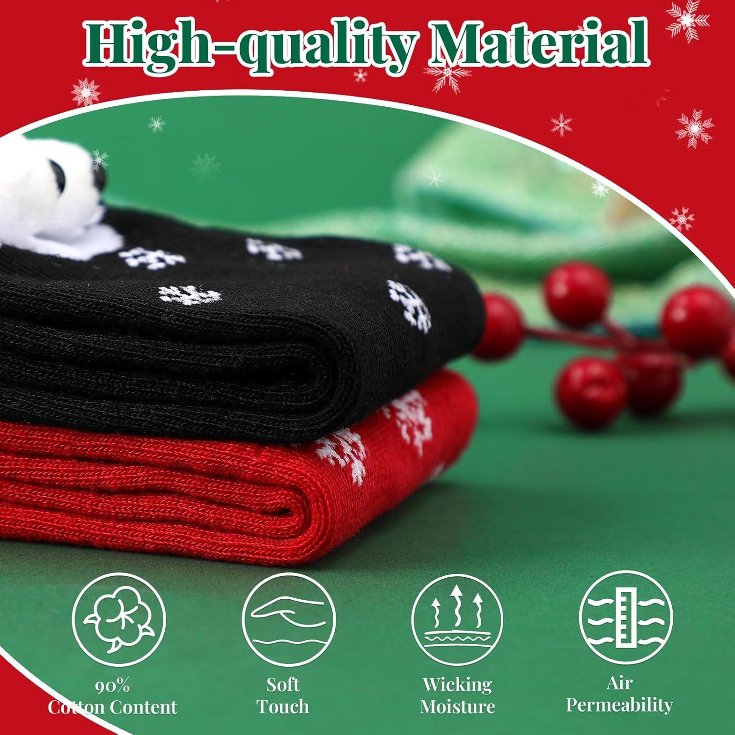 Adventskalender Weihnachtssocken 12 Paare Lustige Socken Partner Baumwolle