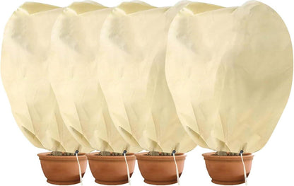 Winterschutz Pflanzenschutzsack mit Tunnelzug 100x80 cm 4er Set