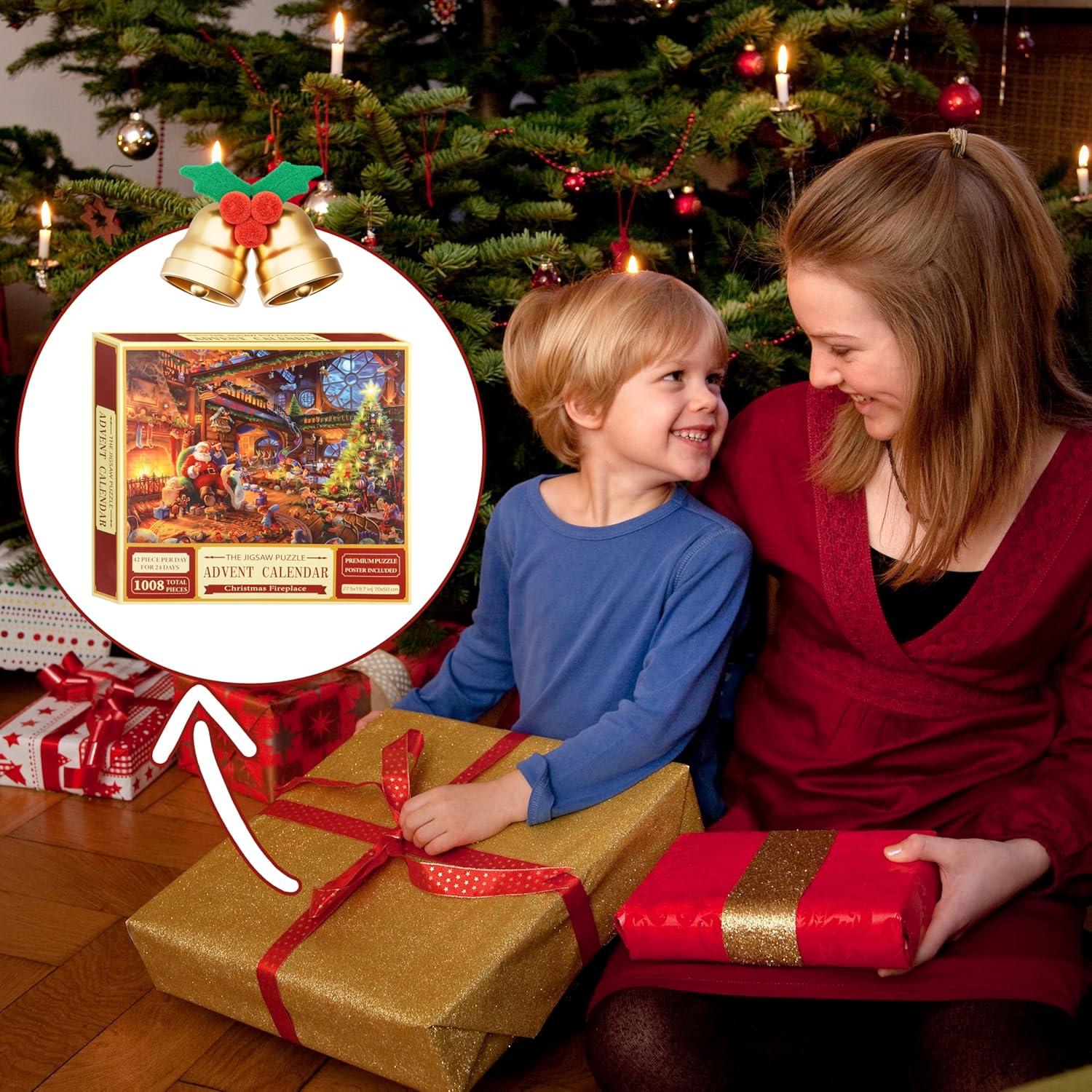 Adventskalender Puzzle 2024 Mädchen Jungen Frauen Männer 1008 Teile