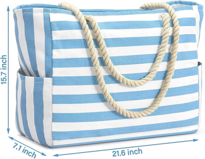 Strandtasche XXL Damen Groß Shopper Familien Urlaub Tasche Wasserdicht