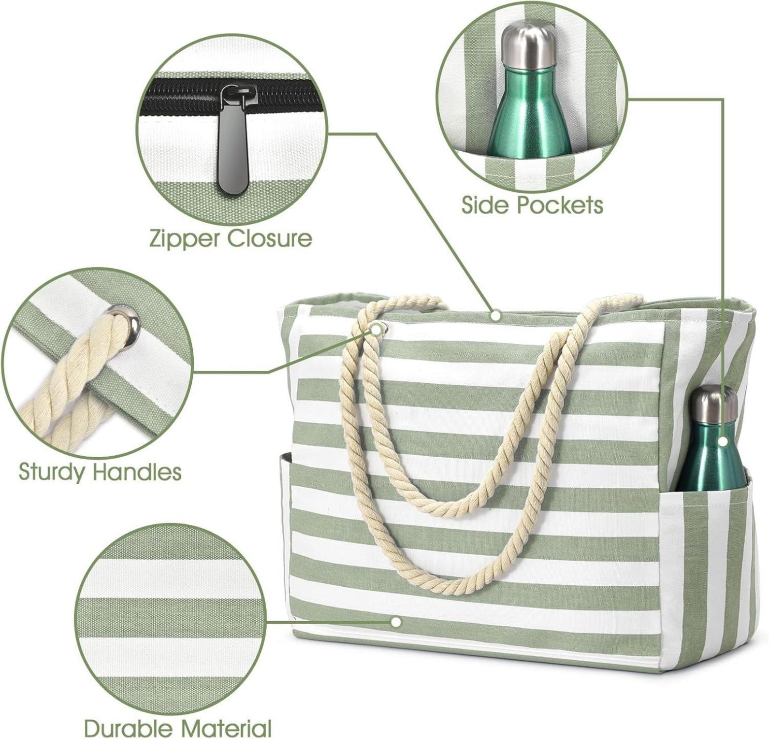 Strandtasche Damen Leuchtende Farben Groß Badetasche Faltbar