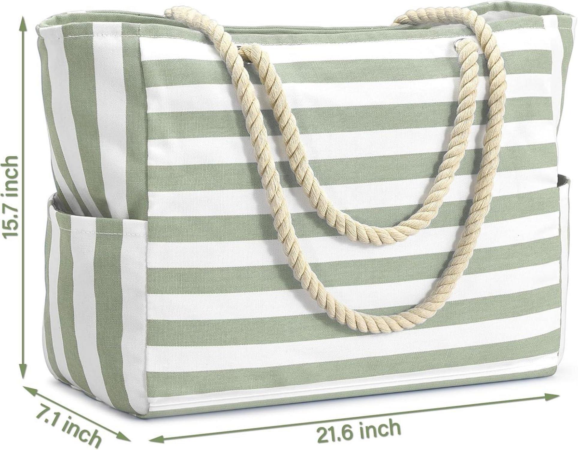 Große Strandtasche Damen mit Reißverschluss - XXL Badetasche Angebot