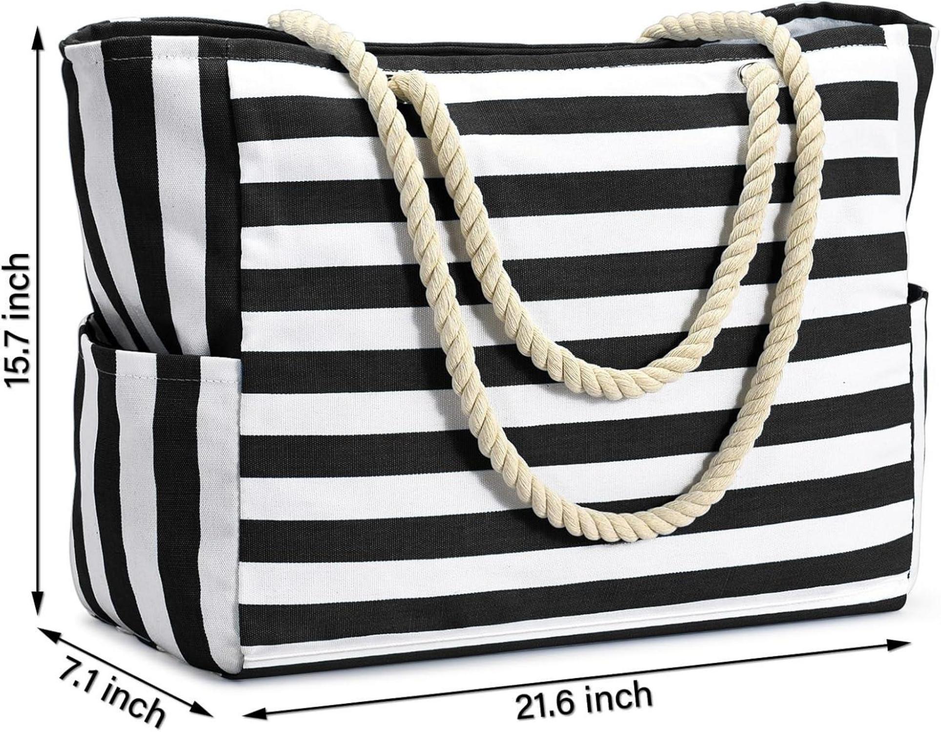 Strandtasche Damen Groß XXL Shopper Badetasche Tote Bag Urlaubfaltbar