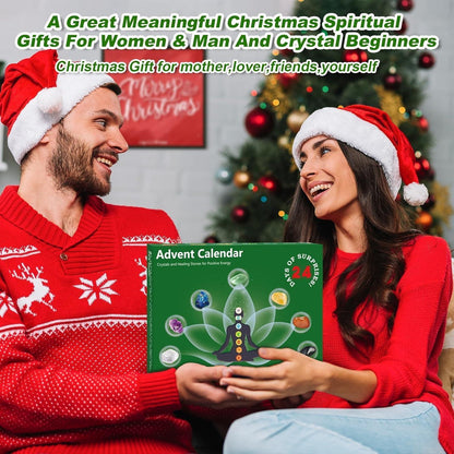 Adventskalender 2024 Kinder mit Natürlichen Edelsteinen und