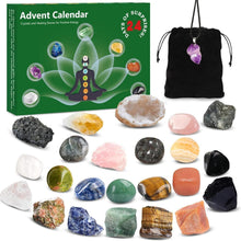Kristall Adventskalender 2024 mit Natürlichen Edelsteinen