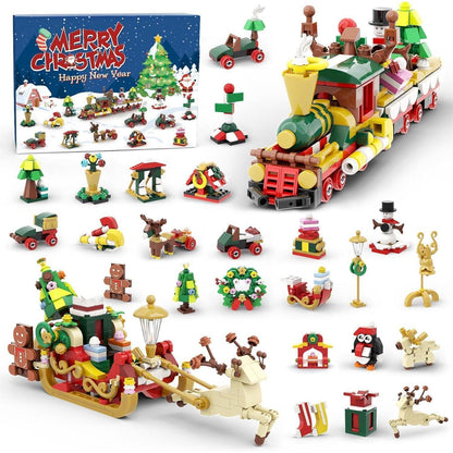 Adventskalender 2024 Kinder Weihnachten Bausteine