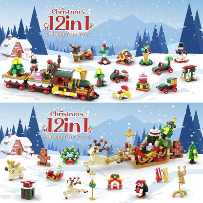 Adventskalender 2024 Kinder Weihnachten Bausteine