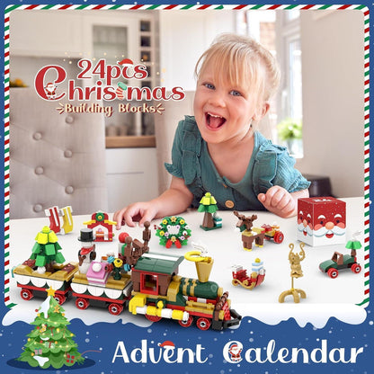 Adventskalender 2024 Kinder Weihnachten Bausteine