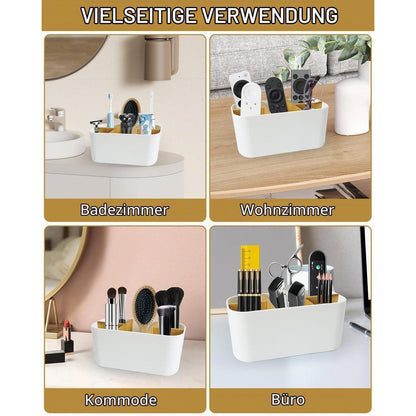 Bambus Zahnbürstenhalter mit 5 Fächern – Badezimmer Organizer
