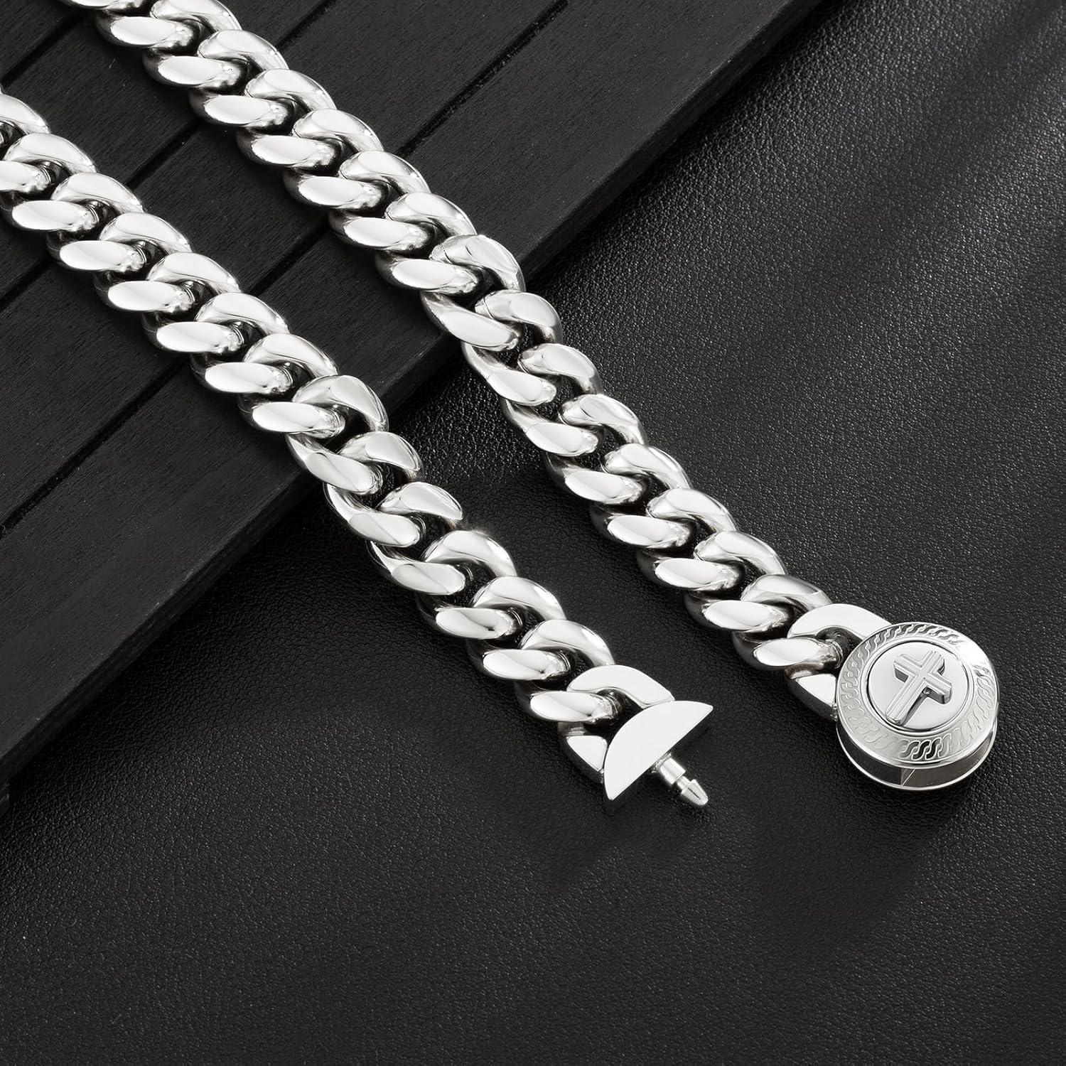 Hip Hop Herren Panzerkette Löwe Totenkopf 12mm Gold