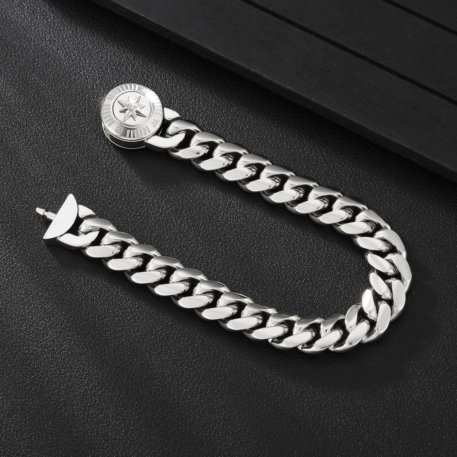 12mm Herren Armband 18K Gold beschichtet Cuban Hip Hop Schmuck