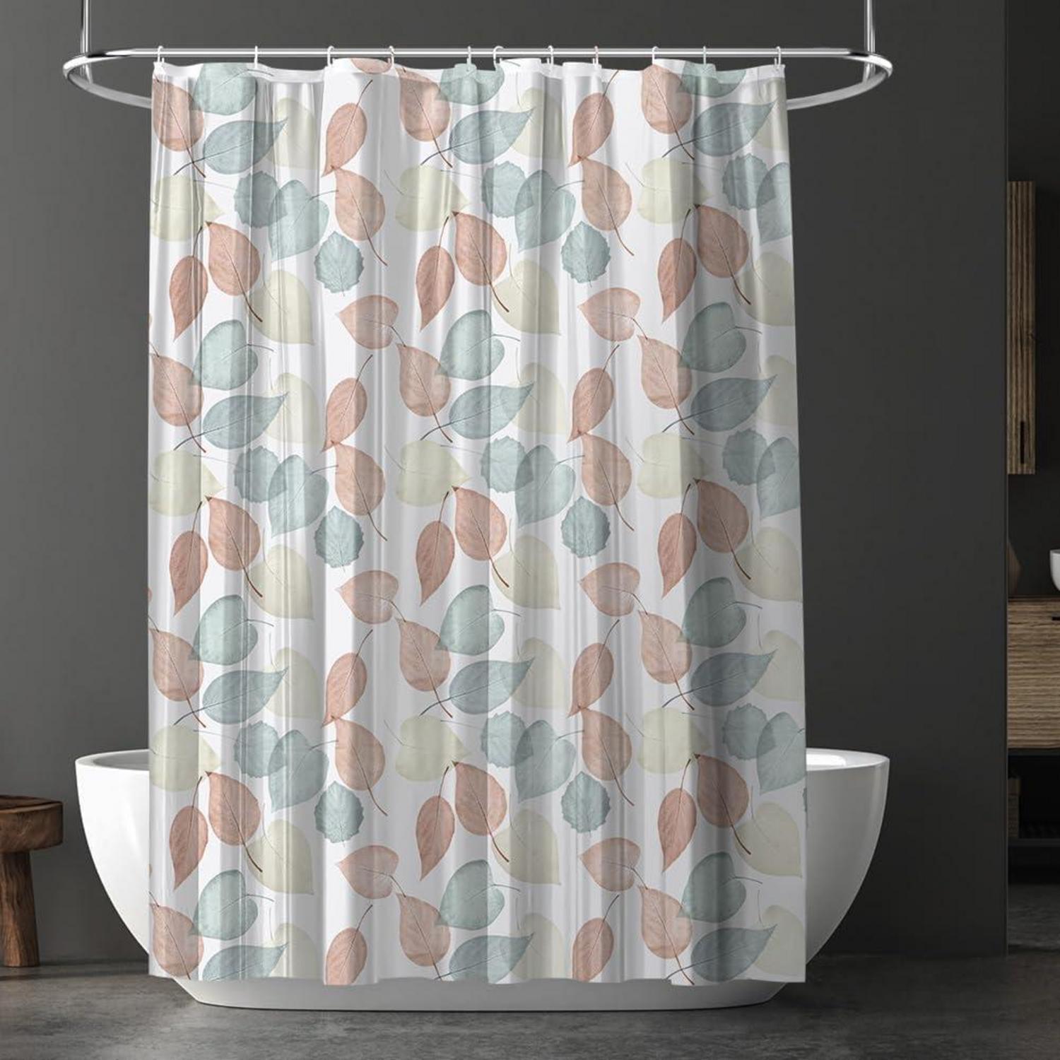 Duschvorhang Anti-schimmel PEVA wasserdicht 180x180cm mit 12 Ringen