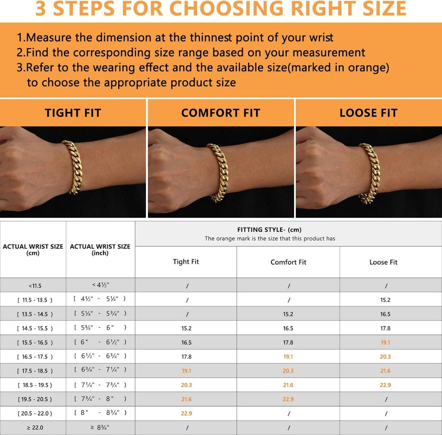 Herren Armband Löwenkopf Verschluss 18K Gold Cuban Link