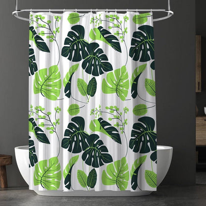 URAQT Duschvorhang Anti-schimmel Wasserdicht 180x180cm PEVA Curtain
