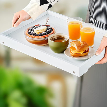 Betttablett Bambus Frühstück Serviertablett Laptop Snack-Tablett