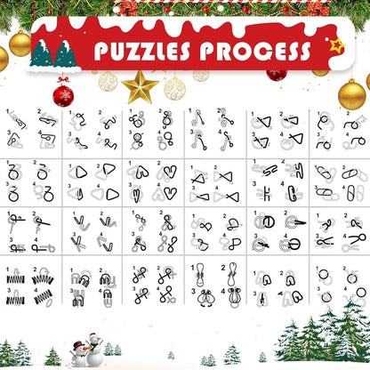 Adventskalender 2024 Puzzle Knobelspiele Weihnachtskalender