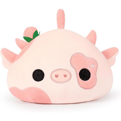 Kuscheltier Kuh Plüschtier Rosa 30cm