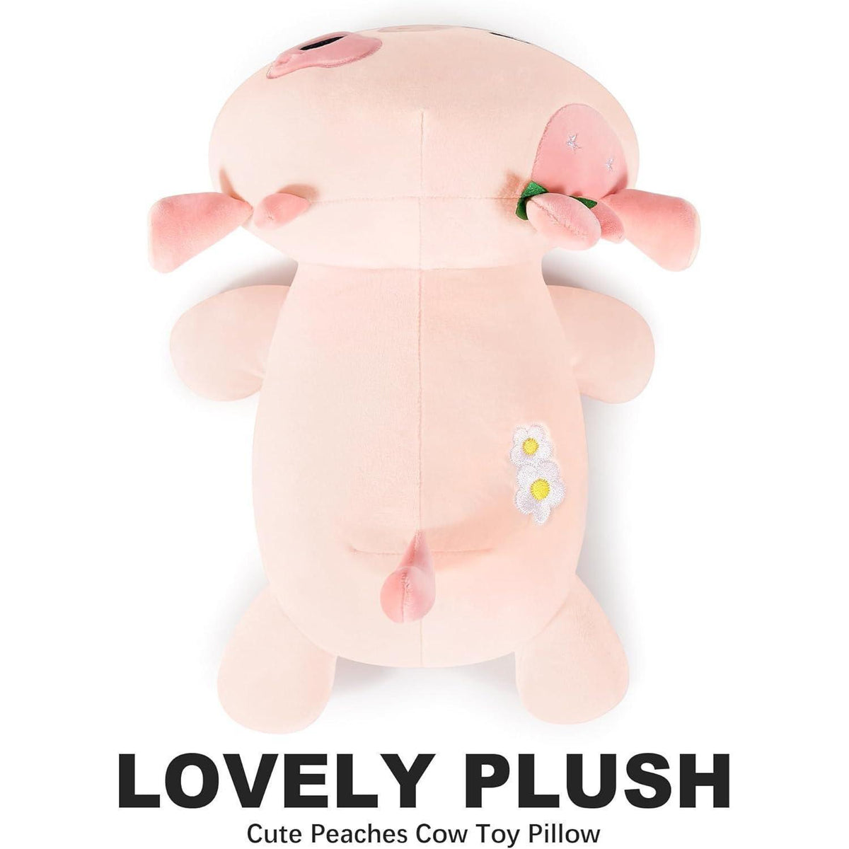 Kuscheltier Kuh Plüschtier Rosa 30cm