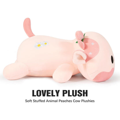 Kuscheltier Kuh Plüschtier Rosa 30cm