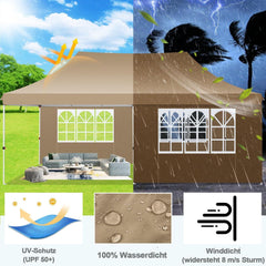 COBIZI Faltpavillon 3x6m Wasserdicht mit
