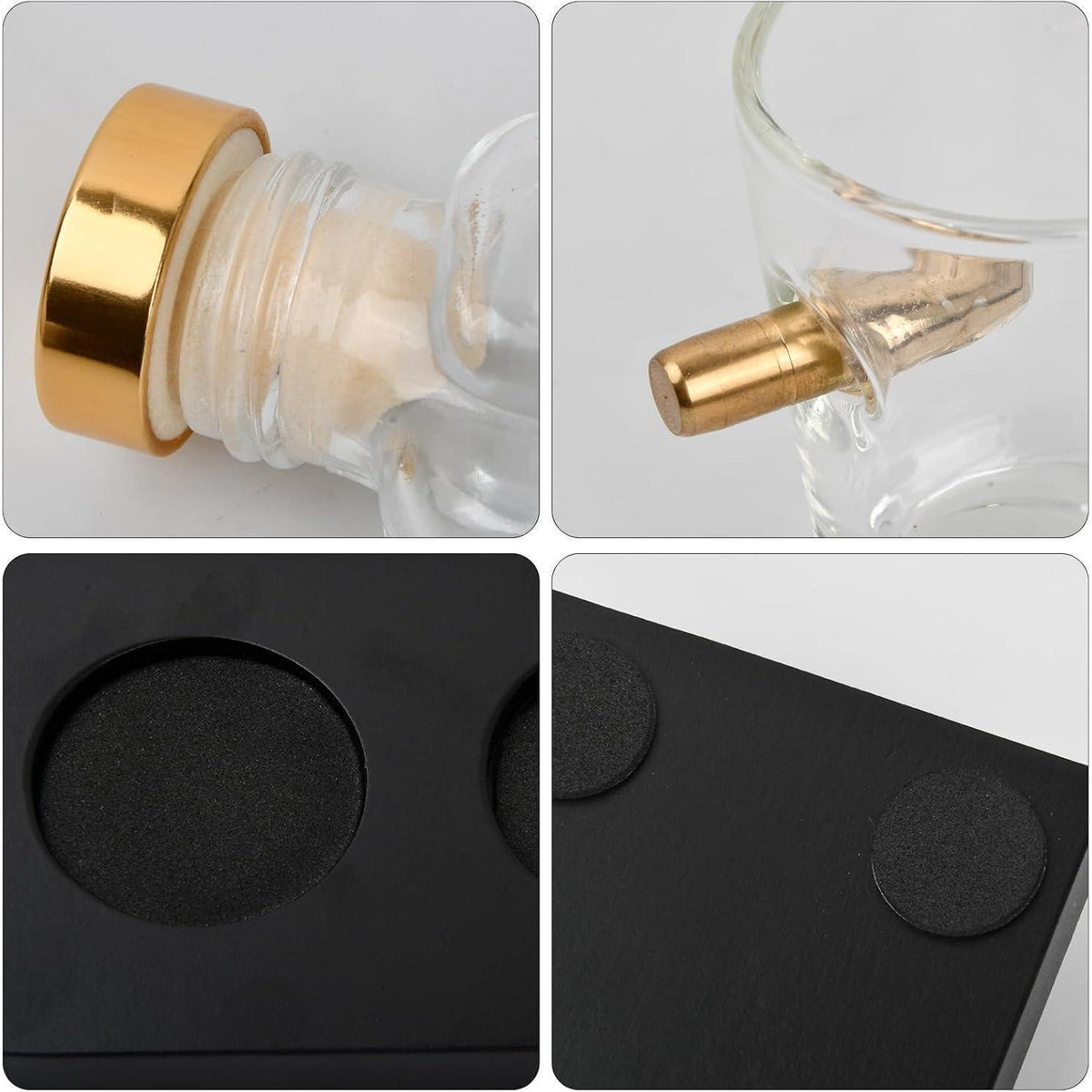 Whisky Geschenkset mit Karaffe & Bullet Gläsern