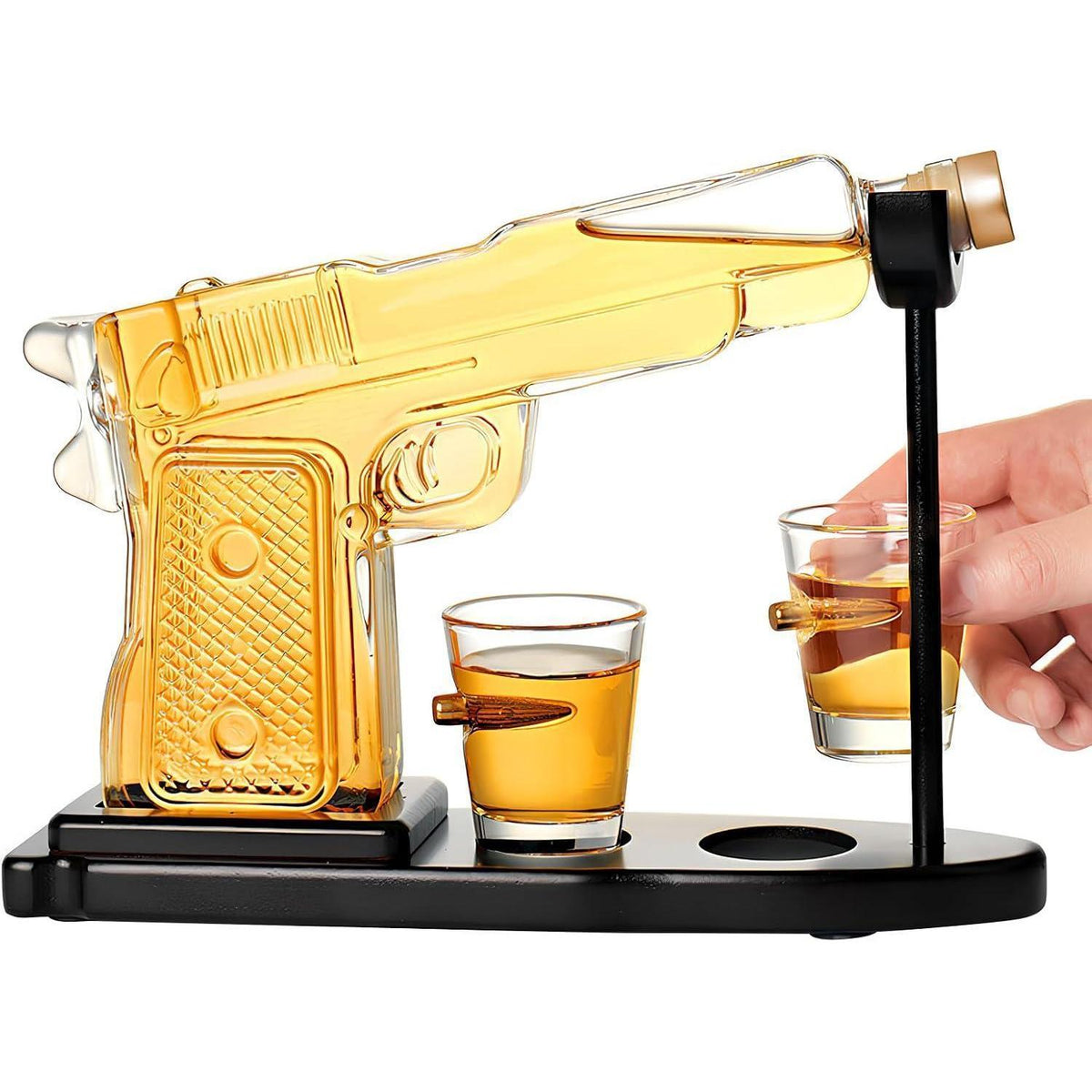 Whisky Geschenkset mit Karaffe & Bullet Gläsern