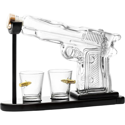 Whisky Geschenkset mit Karaffe & Bullet Gläsern