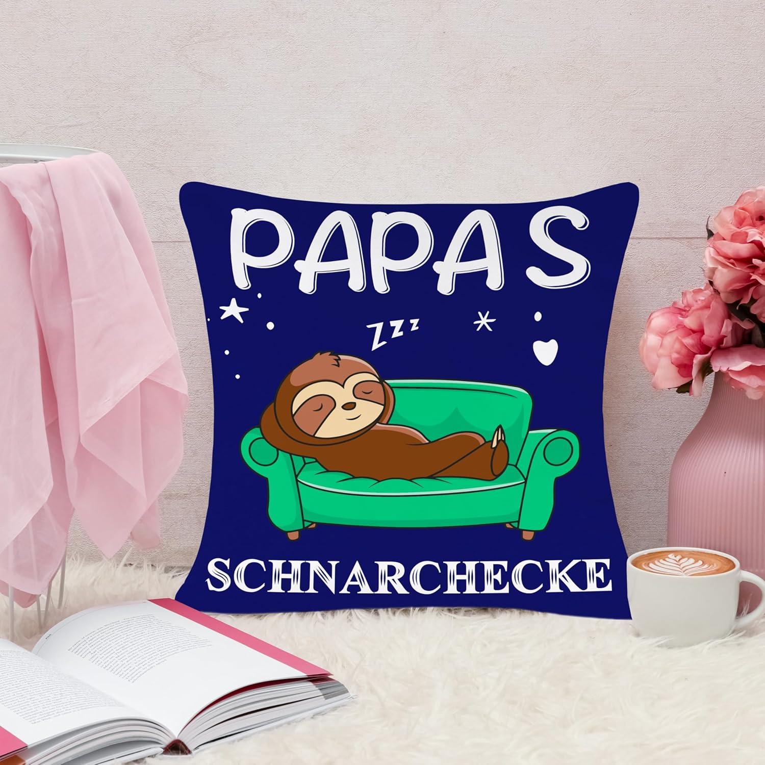 Merclix Papa Kissenbezug 45x45 Weihnachten Vatertagsgeschenk
