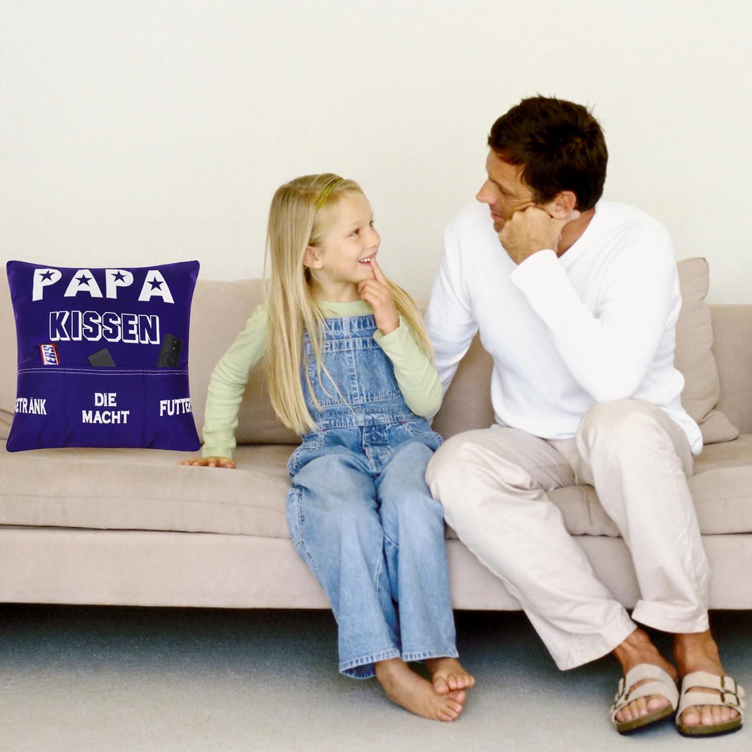 Geschenke Papa Kissenbezug 45x45 Taschen Vater Weihnachten Geburtstag